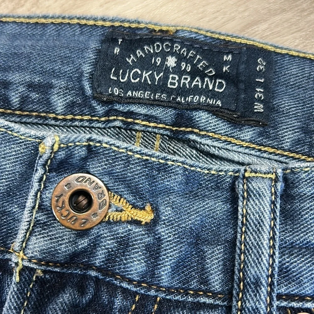 Men’s Lucky Brand Denim 221 Original Straight Blue Jeans / Men’s Size W31 x L32